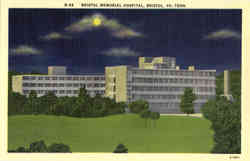 Bristol Memorial Hospital Postcard