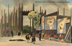 Entrance to African Plains, New York Zoological Park New York City, NY Postcard Postcard