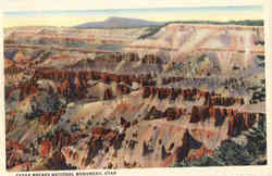 Cedar Breaks National Monument Utah Postcard Postcard