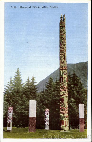 Memorial Totem Sitka Alaska