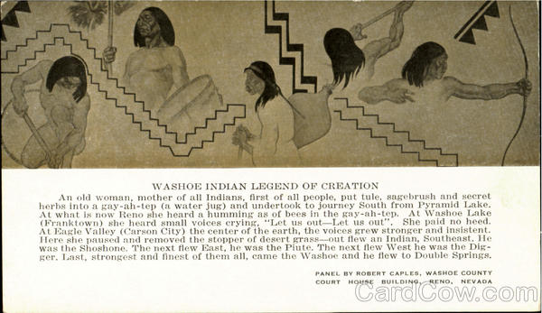 Pantel By Robrt Caples, Eashoe County Court House Building Reno Nevada