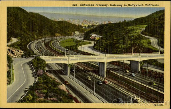 Casuenga Freeway Hollywood California