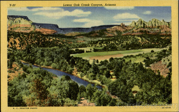 Lower Oak Creek Canyon Scenic Arizona