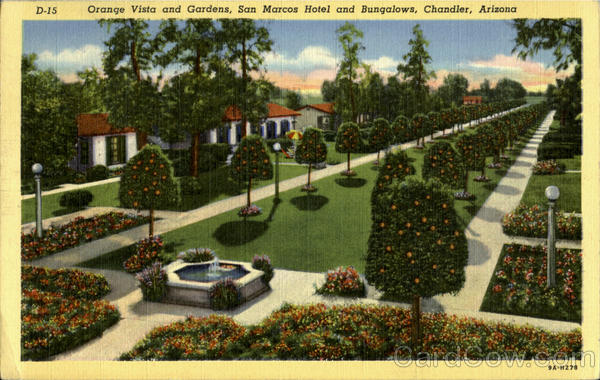 Orange Vista and Gardens San Marcos Hotel Chandler Arizona