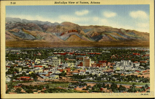 Bird's -Eye View of Tucson Arizona