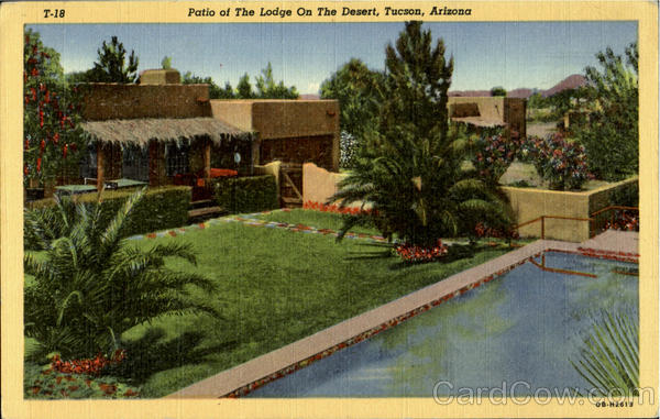 Patio of The Lodge On The Desert Tucson Arizona