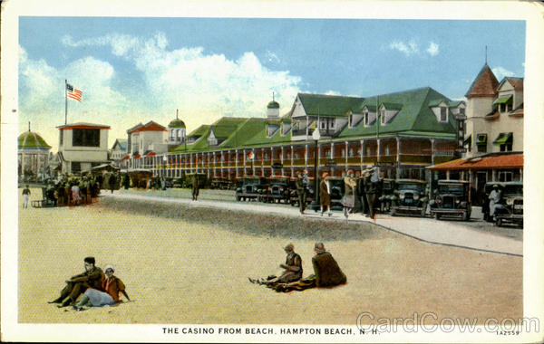 The Casino From Beach Hampton Beach New Hampshire