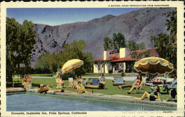 Grounds, Ingleside inn Palm Springs California
