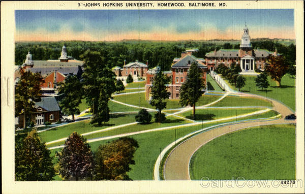 Johns Hopkins University, Homewood Baltimore Maryland