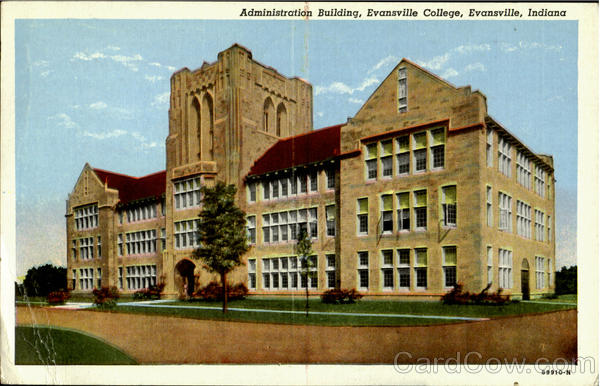 Administration Building, Evansville College Indiana