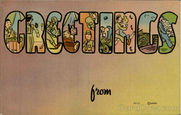 Greetings from ... Large Letter