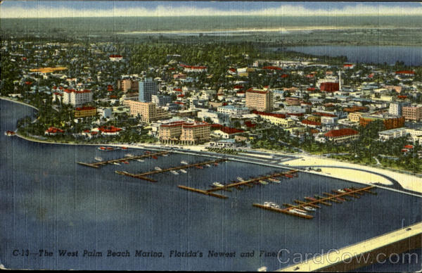 The West Palm Beach Marina Florida
