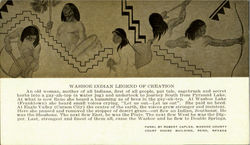 Panel By Robert Caples ,Washoe County, Counrt House Building Postcard