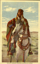 The Late Rudolph Valentino Postcard
