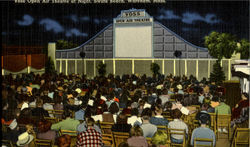 Vass Open Air Theatre at Night, Seitis Beach Postcard