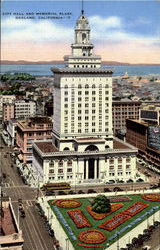 City Hall And Memorial Plaza Oakland, CA Postcard Postcard