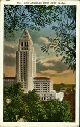 Los Angeles New City Hall Postcard