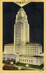 Los Angeles City Hall Postcard