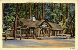 Warden'S Office Postcard