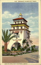 Campanile (Chimes Bell Tower), Agua Caliente Postcard