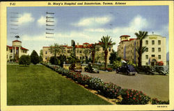 St. Mary's Hospital and Sanatorium Tucson, AZ Postcard Postcard