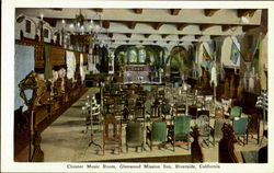 Cloister Music Room, Glenwood Mission Inn Postcard