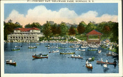 Concert Day, Delaware Park Postcard
