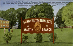 University of Tennessee, Martin Branch Postcard Postcard