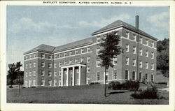 Barlett Dormitory, Alfred University New York Postcard Postcard