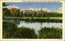 Simons College Showing Mrs. Jack Gardener'S Museum Postcard