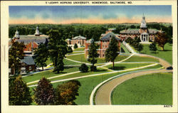 Johns Hopkins University, Homewood Postcard