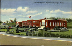 Fifth Street Junior High School Bangor, ME Postcard Postcard