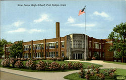 New Junior High School Fort Dodge, IA Postcard Postcard