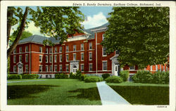 Edwin S. Bundy Dormitory, Earlham College Postcard