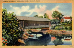Covered Bridge, Kenduskeag Stream Postcard