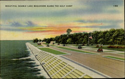 Beautiful Double Lane Boulevard Along The Gulf Coast Beautiful Double Lane Boulevard Along The Gulf Coast