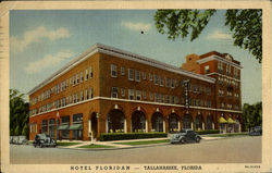 Hotel Floridan Tallahassee, FL Postcard Postcard