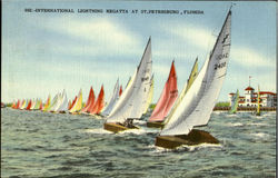 International Lighting Regatta St. Petersburg, FL Postcard Postcard