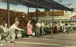 Shuffleboard Court Postcard