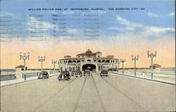 Million Dollar Pier St. Petersburg, FL Postcard 