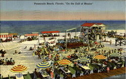 On The Gulf Of Mexico Pensacola Beach, FL Postcard Postcard