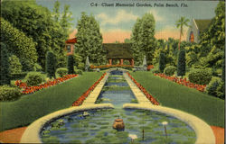 Cluett Memorial Garden Palm Beach, FL Postcard Postcard