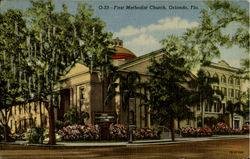 First Methodist Church Orlando, FL Postcard Postcard