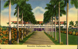 Beautiful Gulfstream Park Postcard