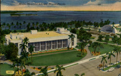 Miami Memorial Library Florida Postcard Postcard