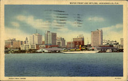 Water Front And Skyline Postcard