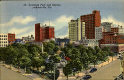 Hemming Park and Skyline Postcard