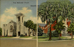 First Methodist Church Postcard