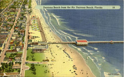 Daytona Beach from the Air Postcard
