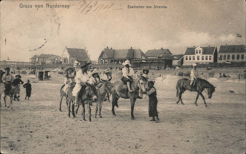 Donkey Rides on the Beach, Nordernney, Germany